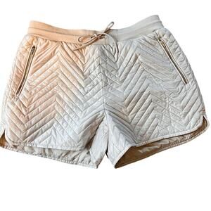 Athleta Apres Ski Short White  Drawstring Waist 467120  Size 10